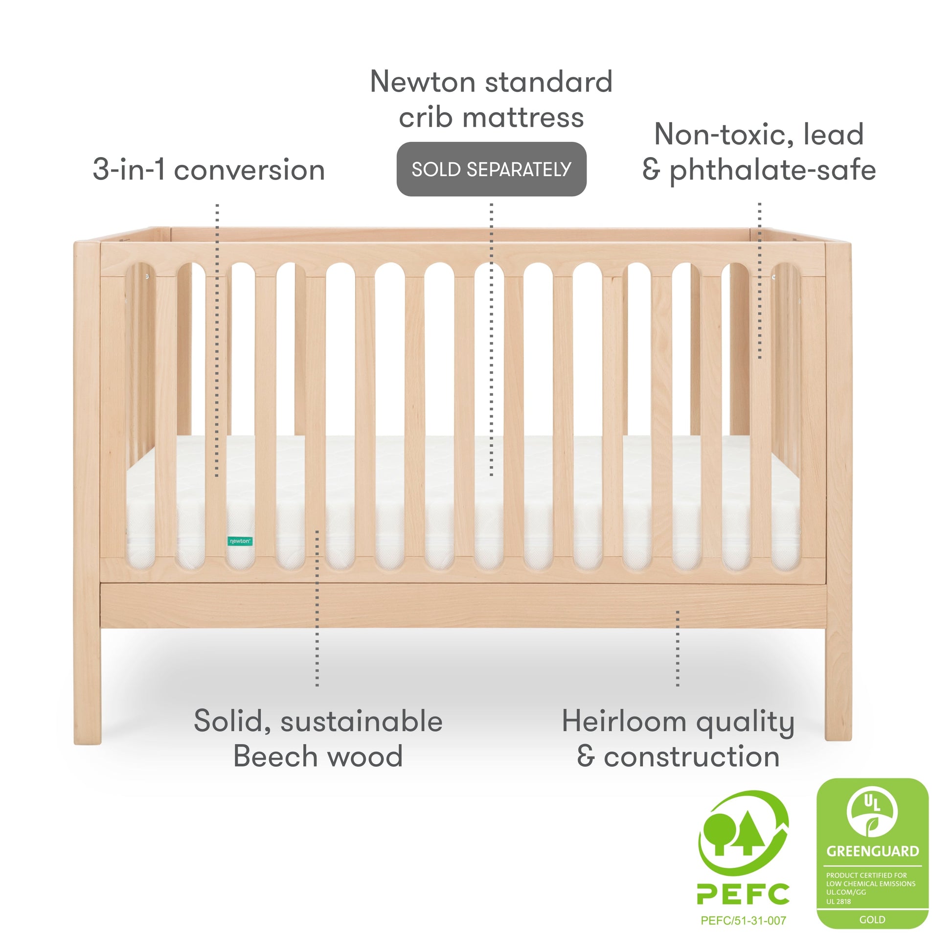 Newton Galileo Convertible Crib