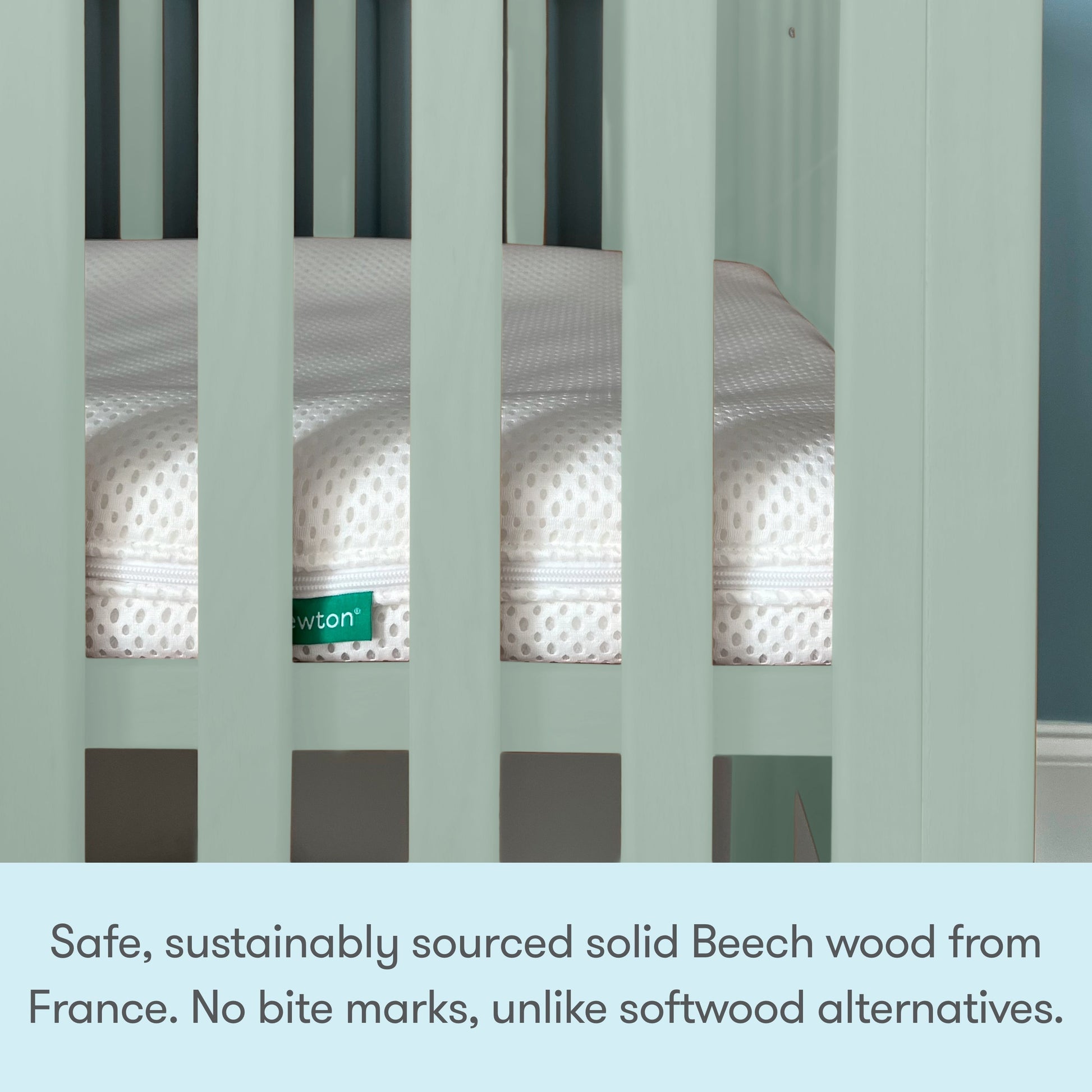 Newton Galileo Mini Crib with Newton Mattress