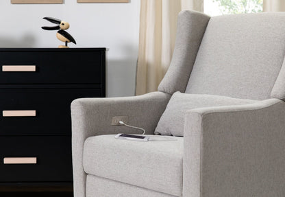 Kiwi Electronic Recliner and Swivel Glider with USB port