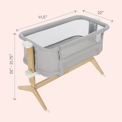 Bedside Sleeper, Original Crib Mattress + Waterproof Pad