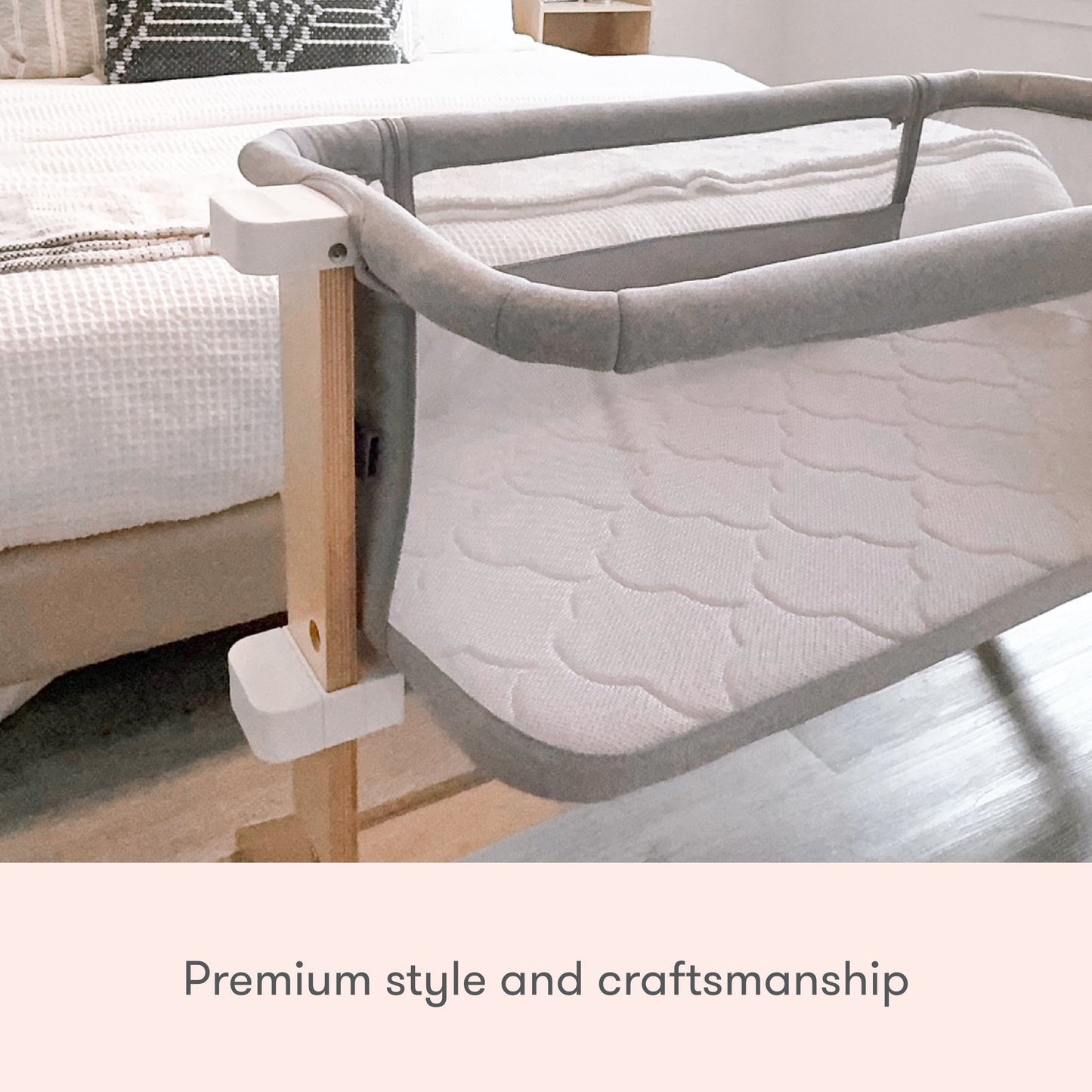 Bassinet & Bedside Sleeper + Original Crib Mattress