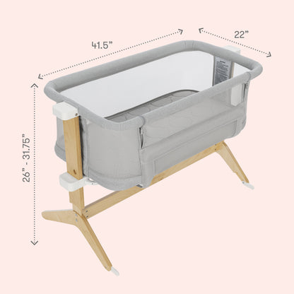 Bassinet & Bedside Sleeper + Deluxe Travel Crib