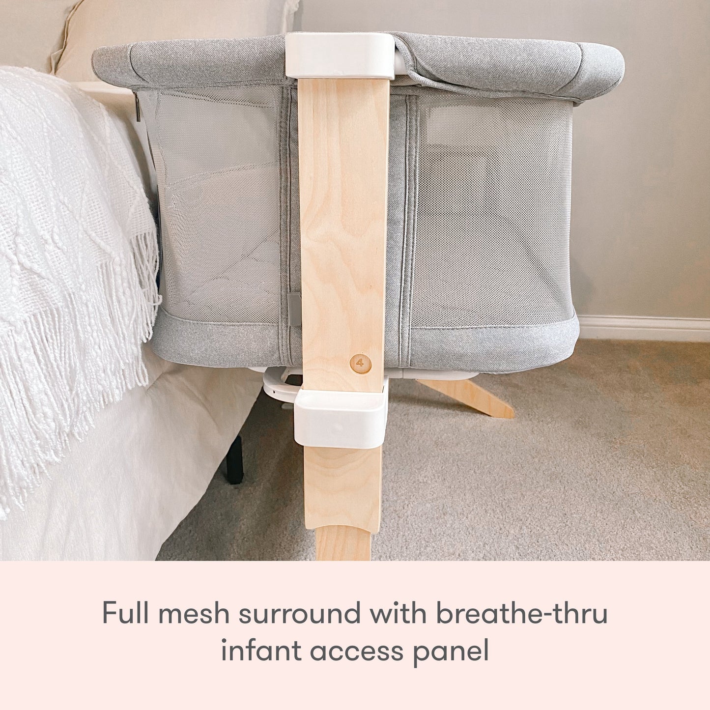 Bassinet & Bedside Sleeper + Original Crib Mattress