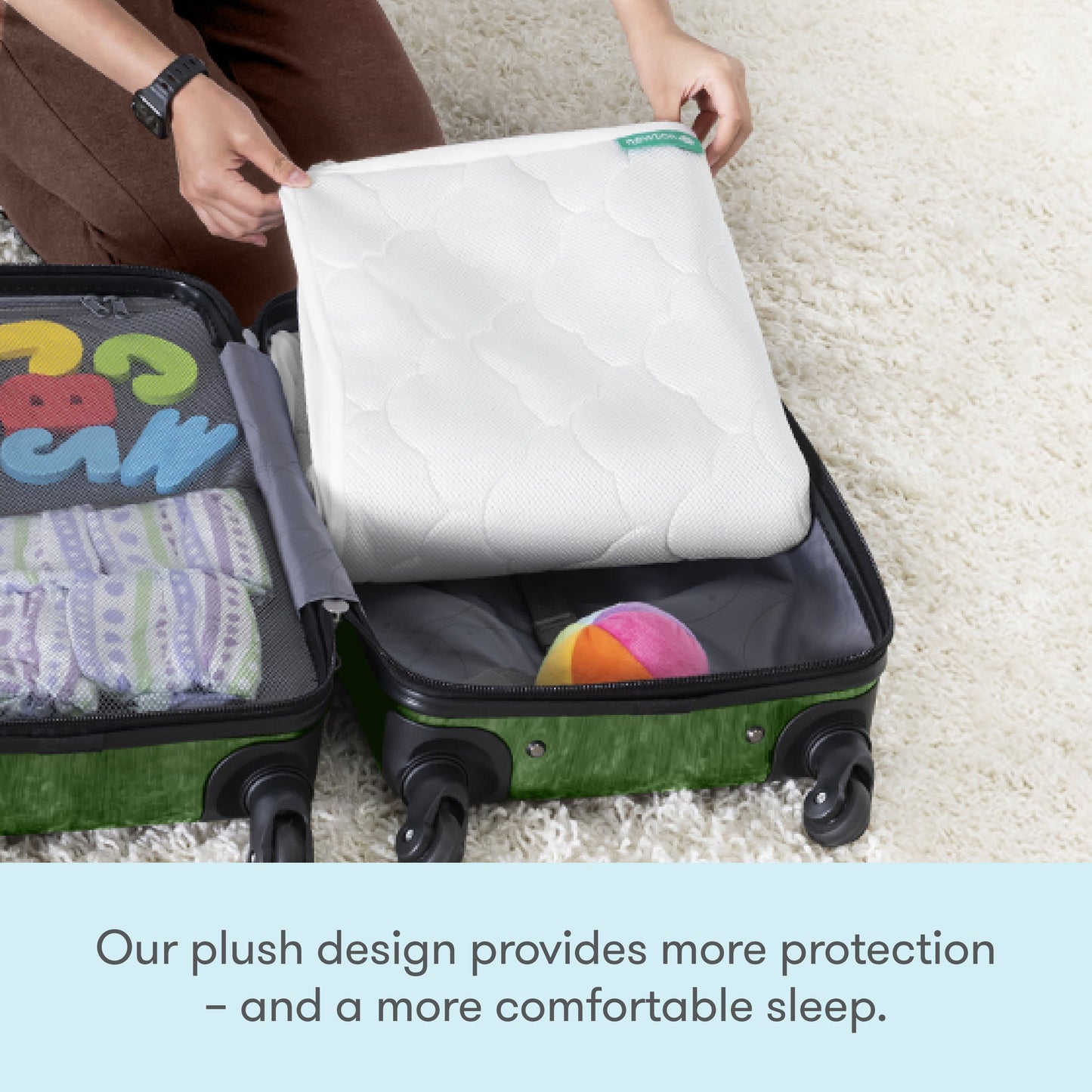Bedside Sleeper, Original Crib Mattress + Waterproof Pad