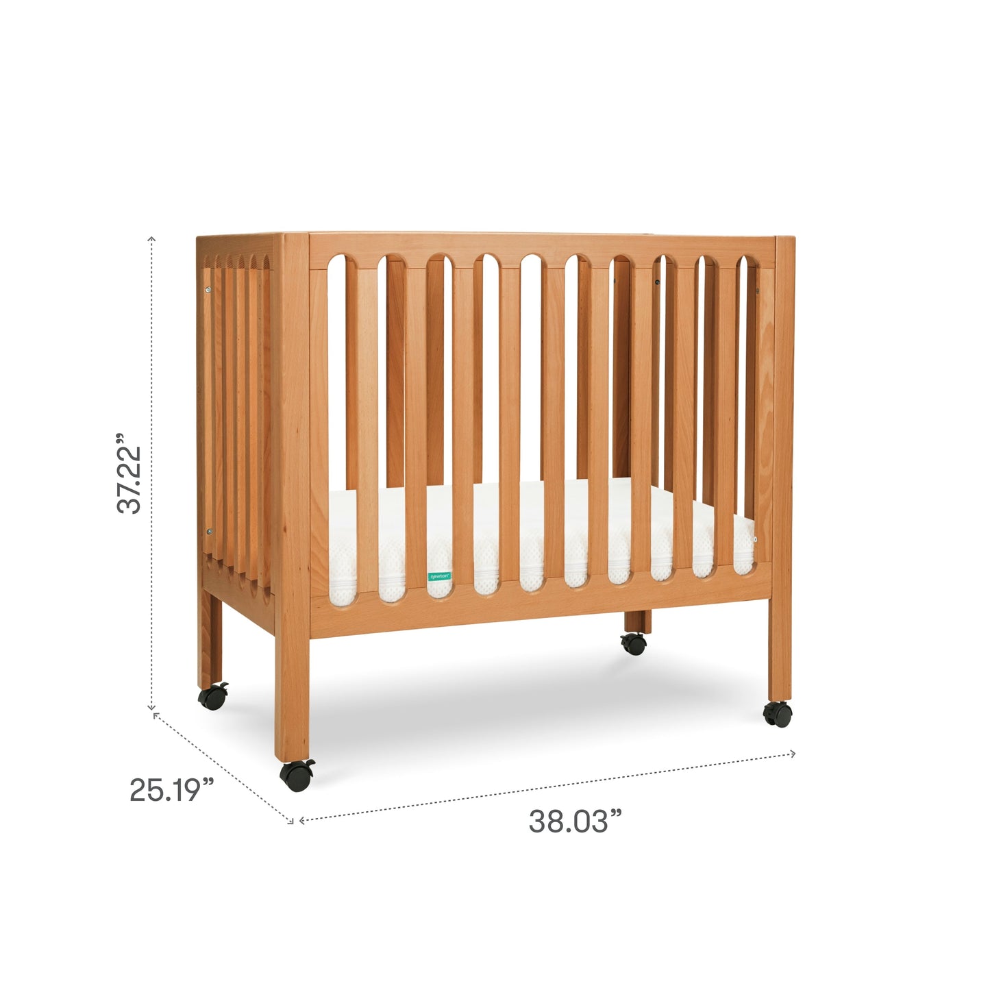 Newton Galileo Mini Crib with Newton Mattress