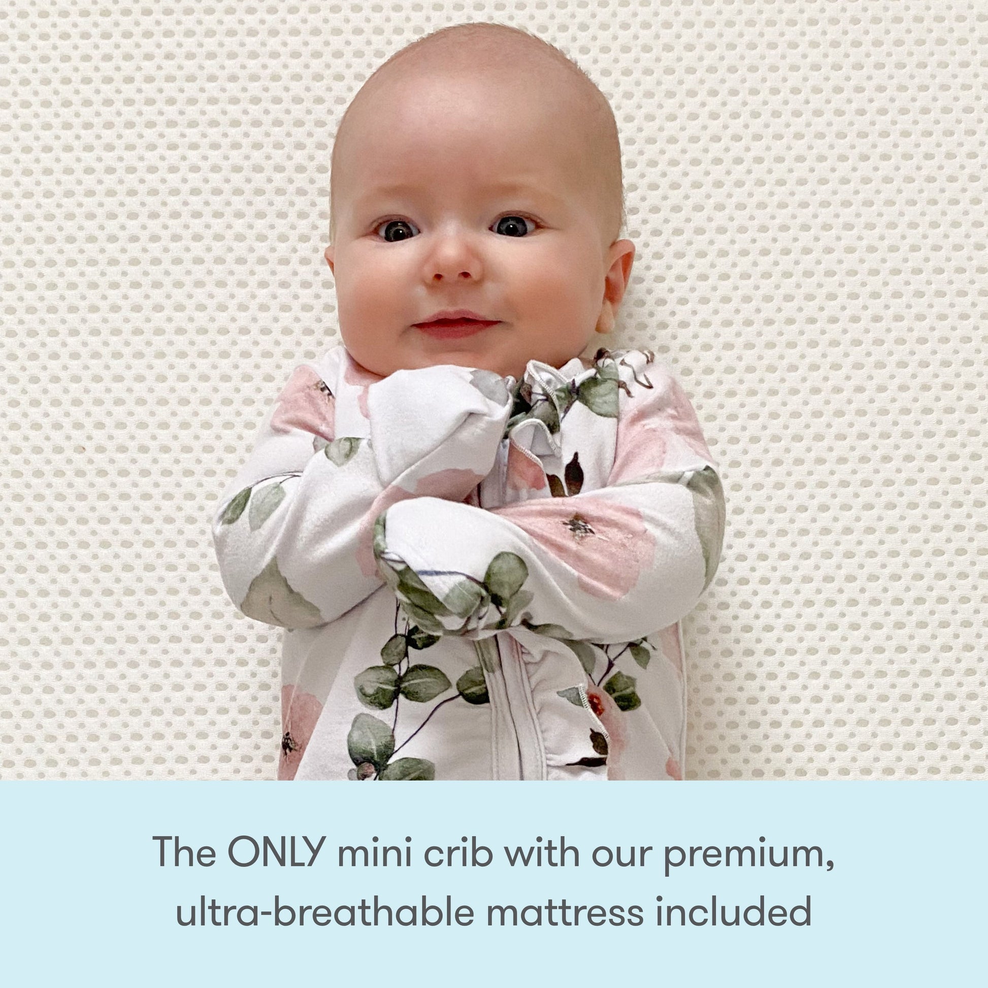 Newton Galileo Mini Crib with Newton Mattress