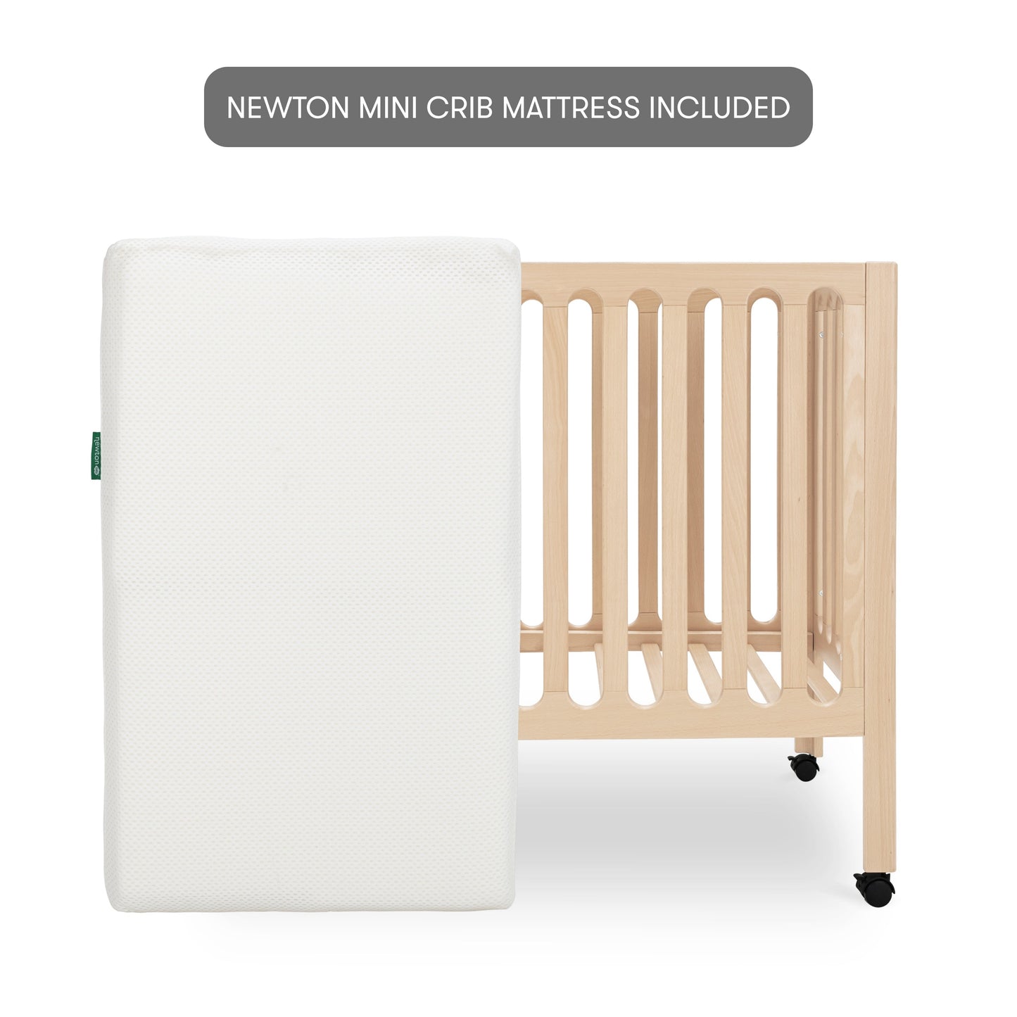 Newton Galileo Mini Crib with Newton Mattress