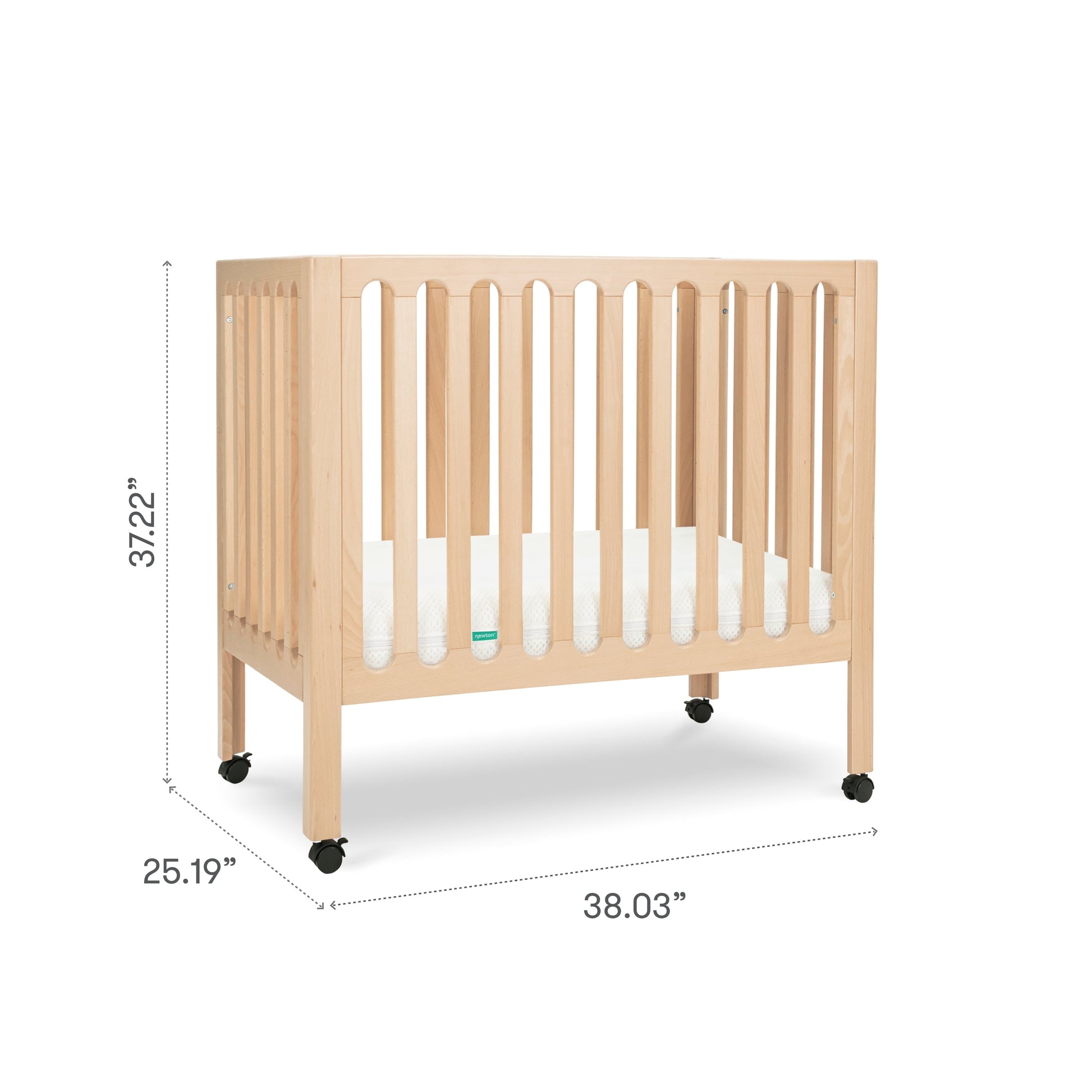 Newton Galileo Mini Crib with Newton Mattress