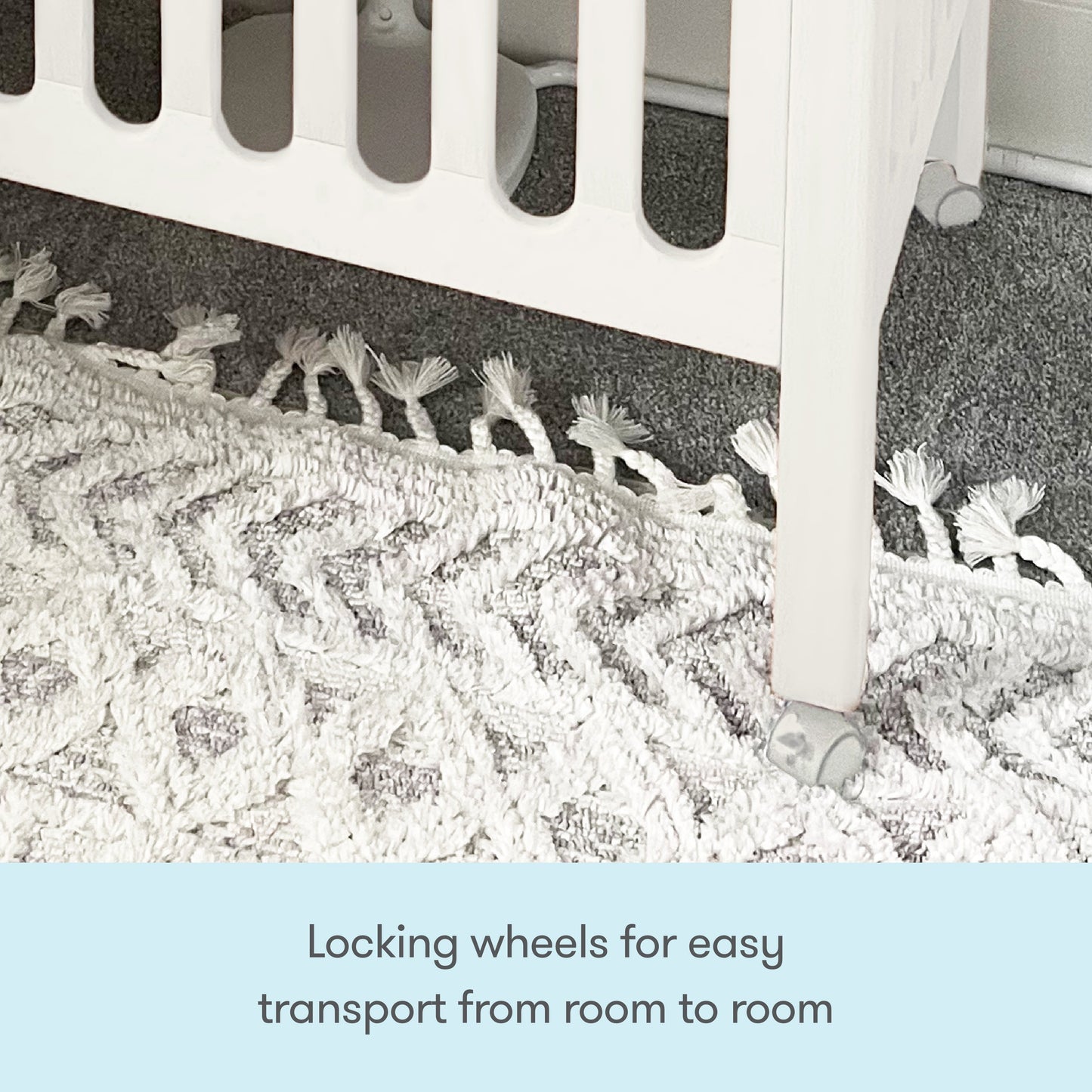 Newton Galileo Mini Crib with Newton Mattress
