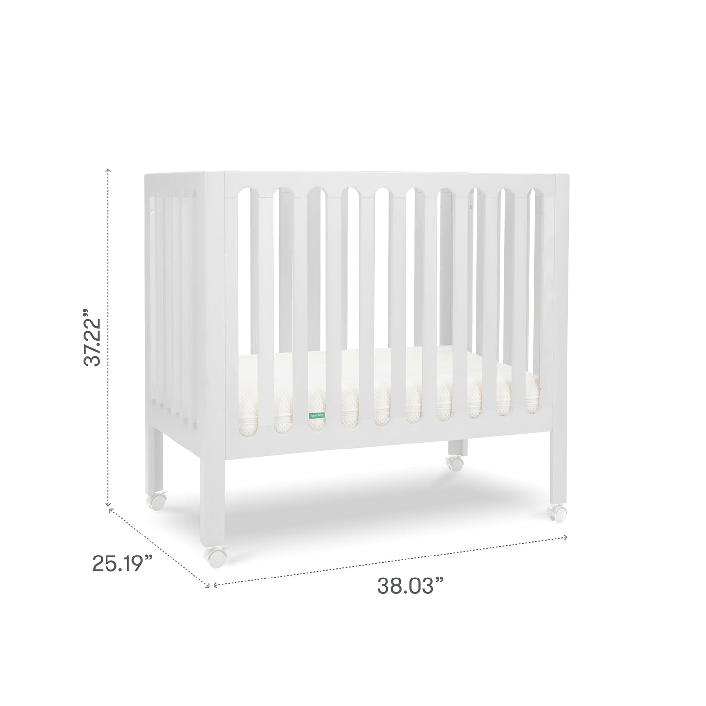 Newton Galileo Mini Crib with Newton Mattress