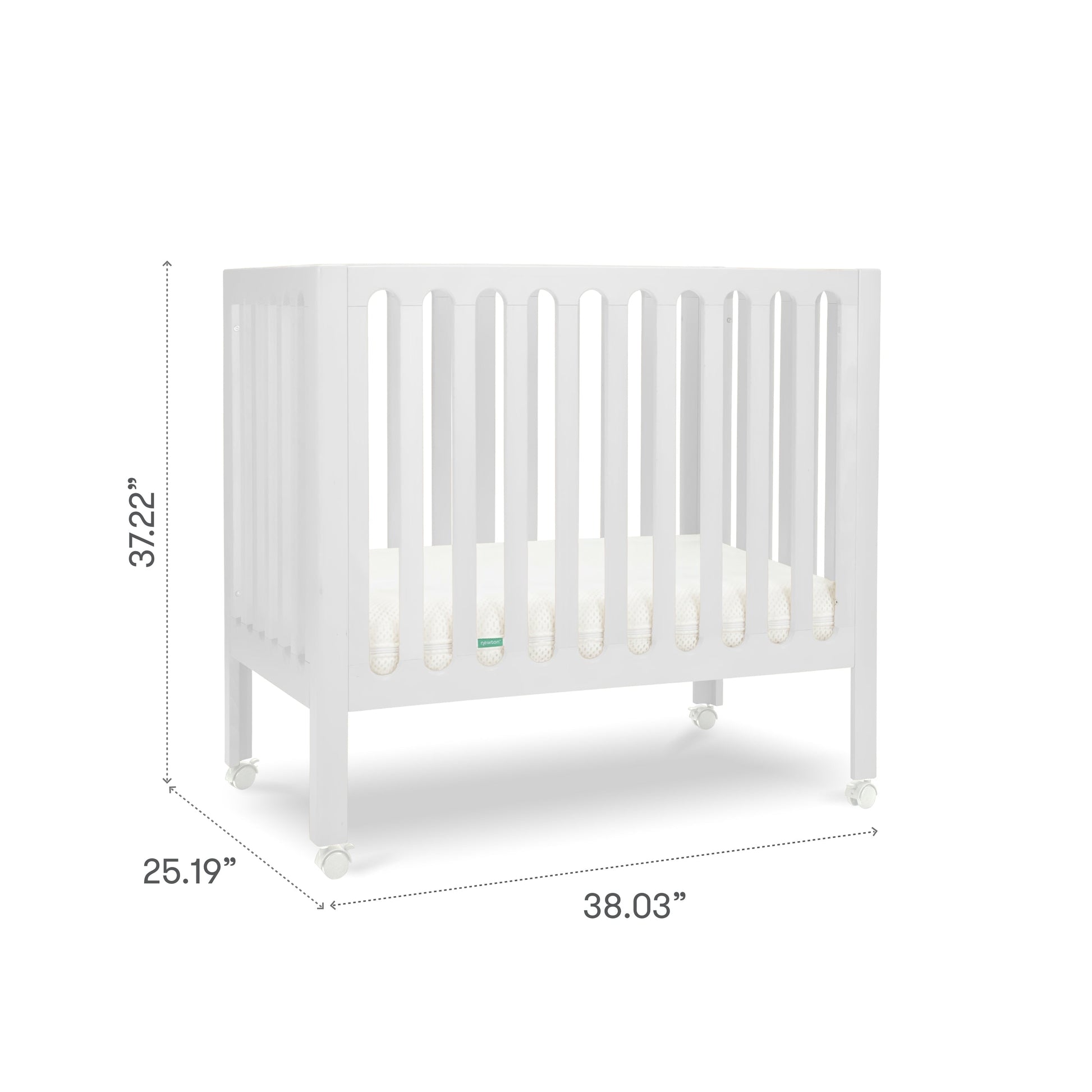 Newton Galileo Mini Crib with Newton Mattress