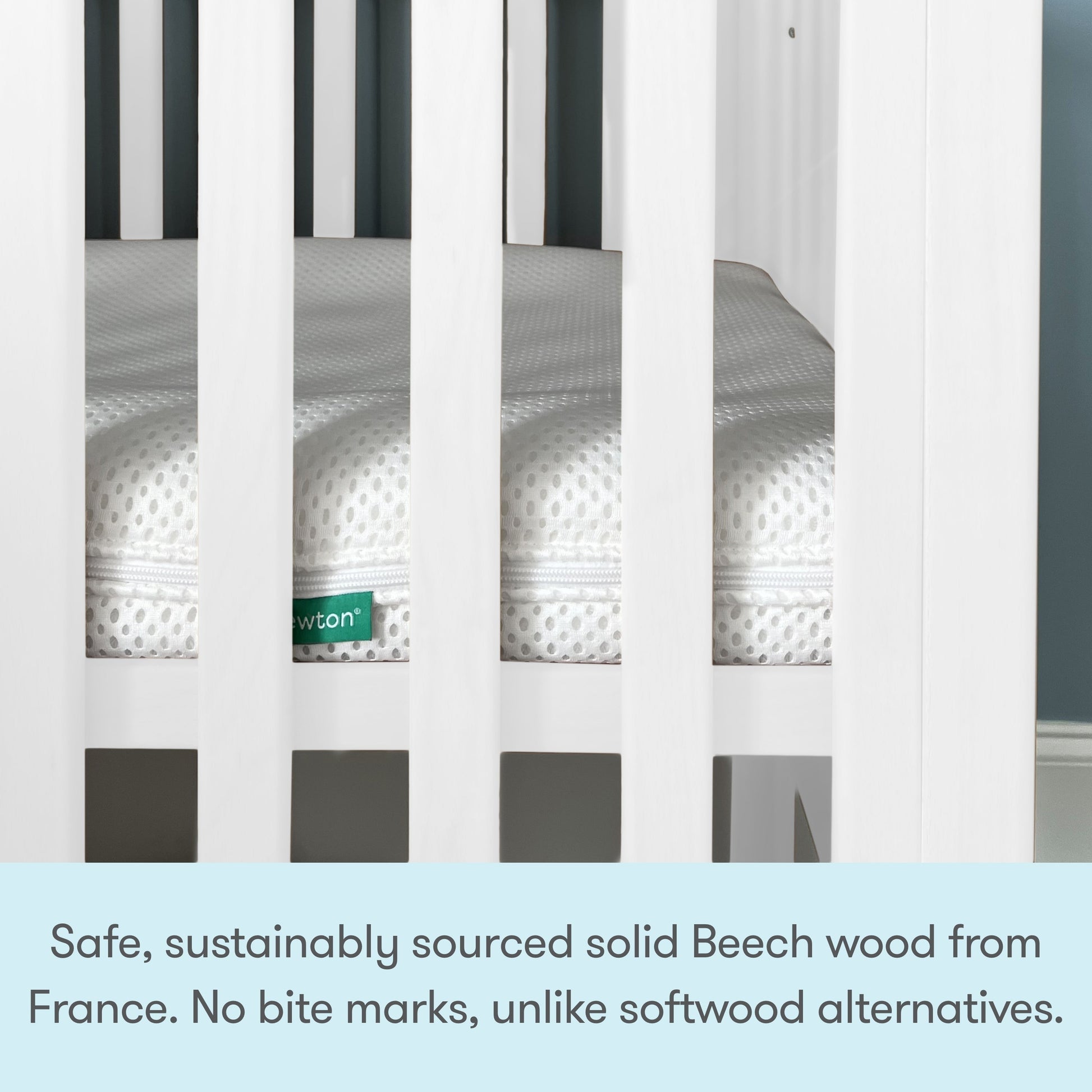 Newton Galileo Mini Crib with Newton Mattress