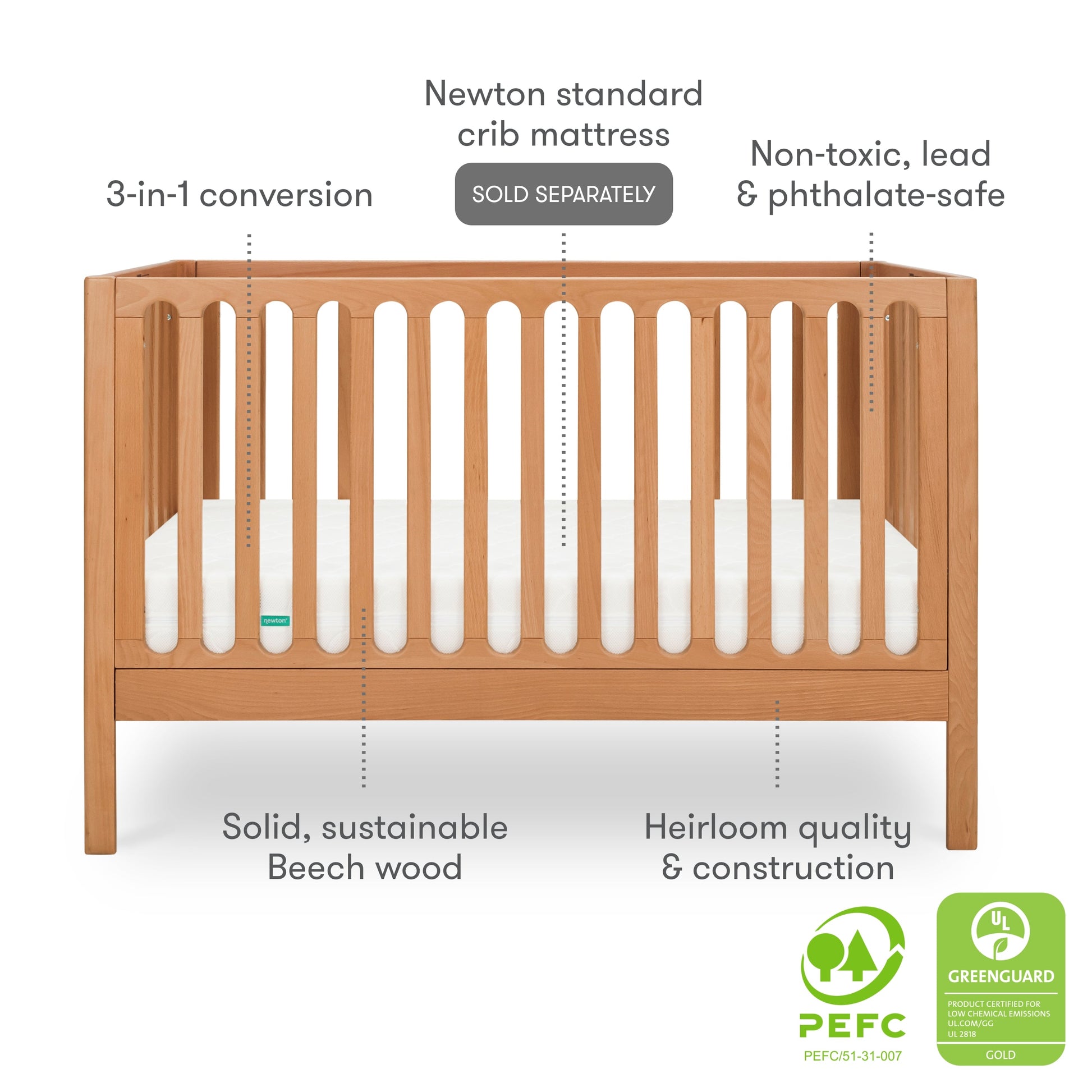 Newton Galileo Convertible Crib