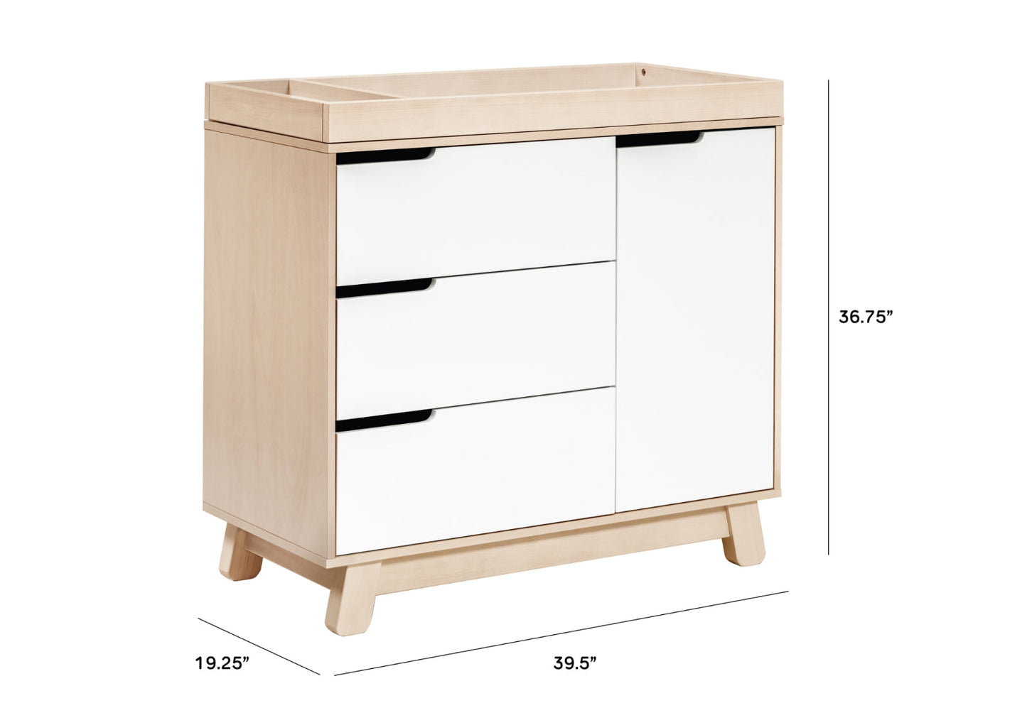 Hudson 3-Drawer Changer Dresser