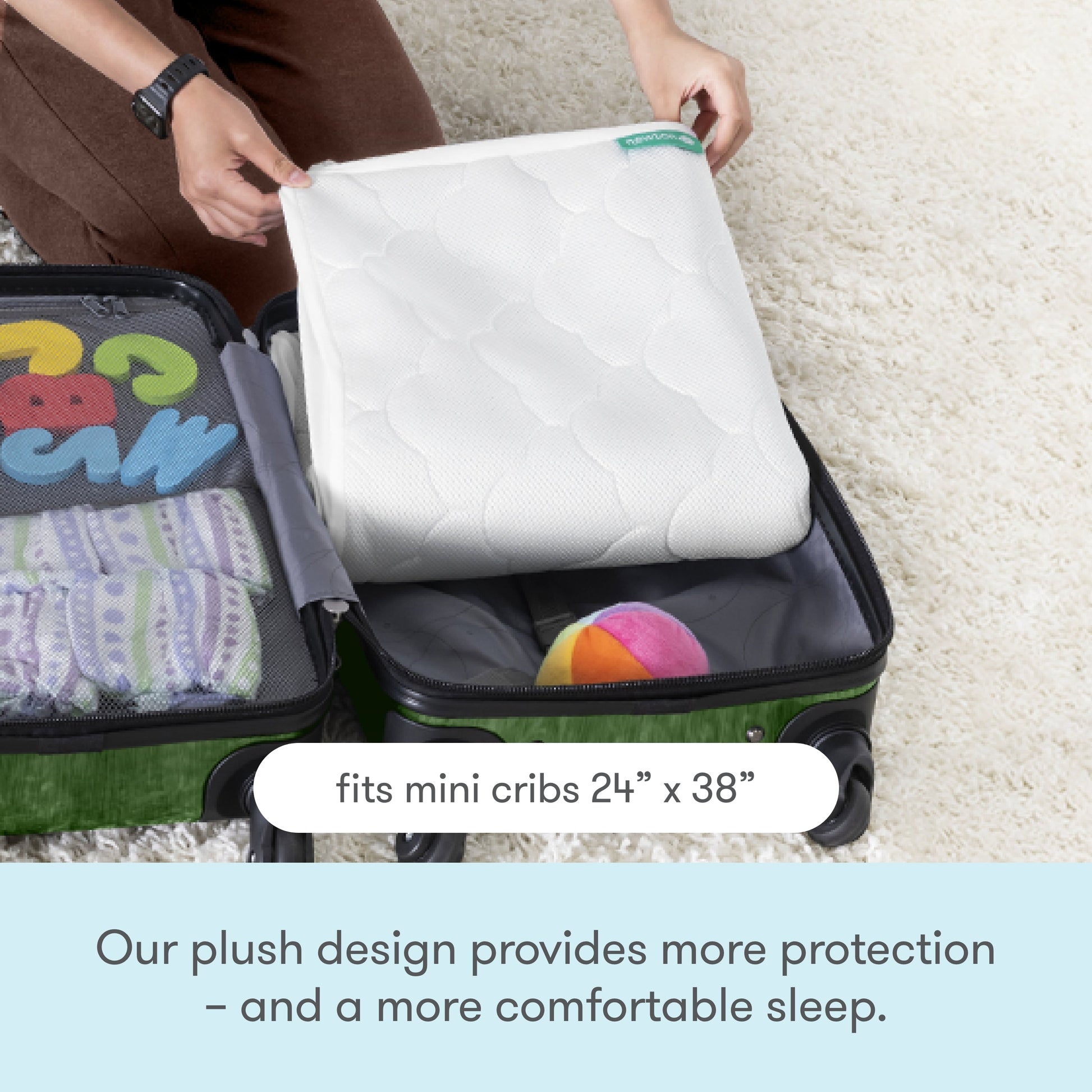 Waterproof Mini Crib Pad