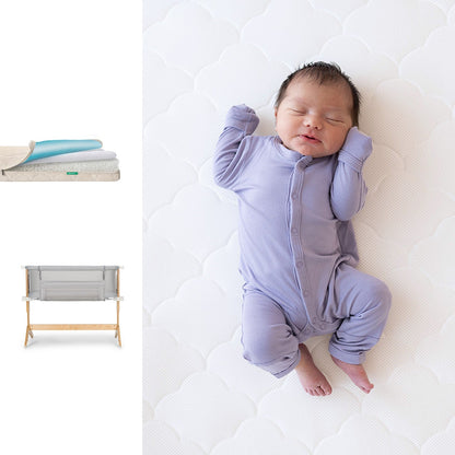 Bassinet & Bedside Sleeper + Waterproof Mattress