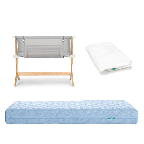 Bedside Sleeper, Original Crib Mattress + Waterproof Pad
