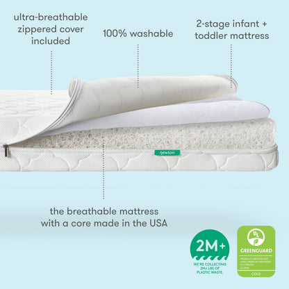 Bassinet & Bedside Sleeper + Original Crib Mattress