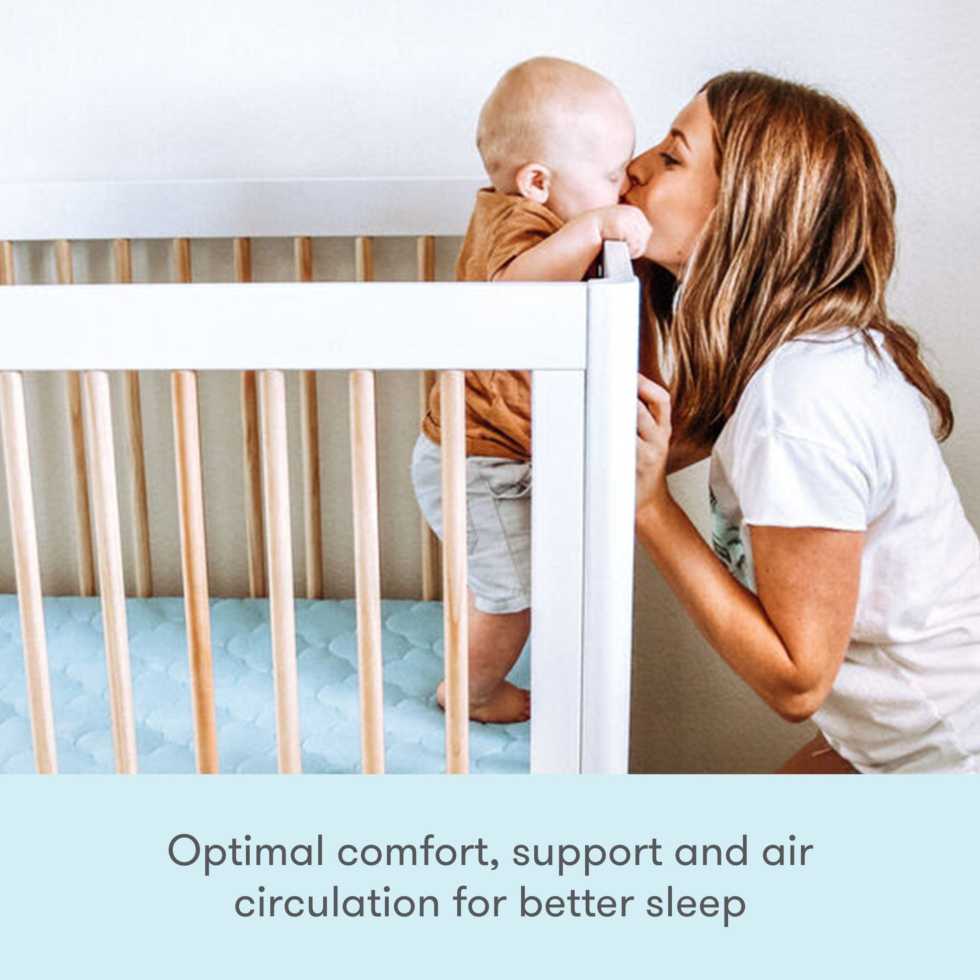 Bedside Sleeper, Original Crib Mattress + Waterproof Pad