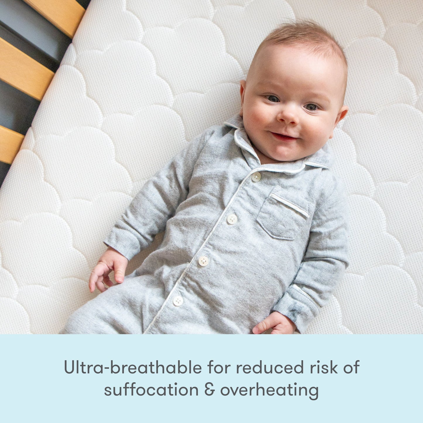 Bedside Sleeper, Original Crib Mattress + Waterproof Pad