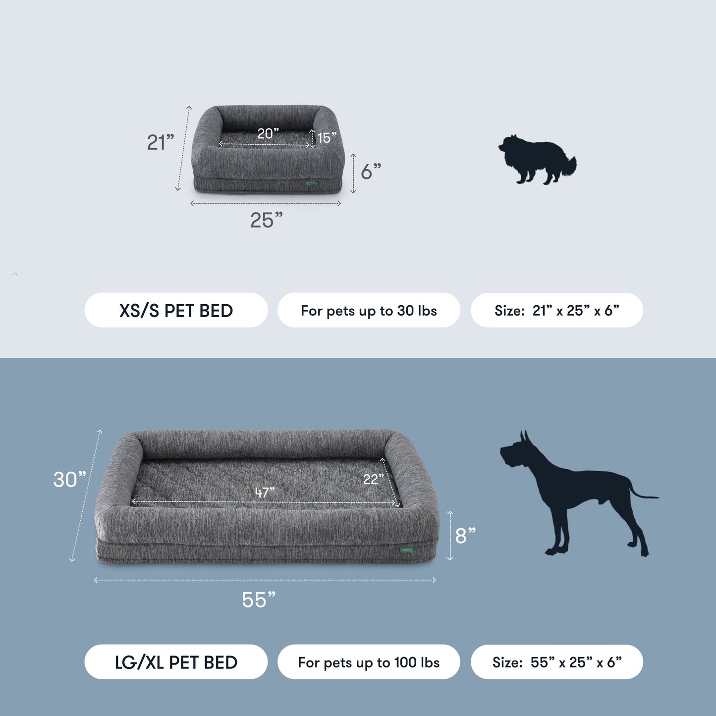Washable & Orthopedic Pet Bed