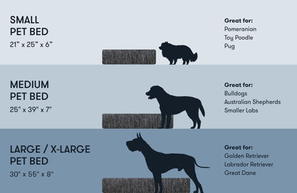 Washable & Orthopedic Pet Bed with Extra Cover - Large / X-Large Only