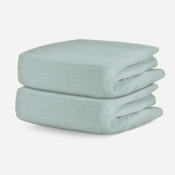 Breathable Organic Fitted Mini Crib Sheets