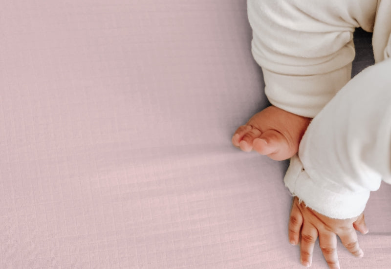 Breathable Organic Fitted Mini Crib Sheets