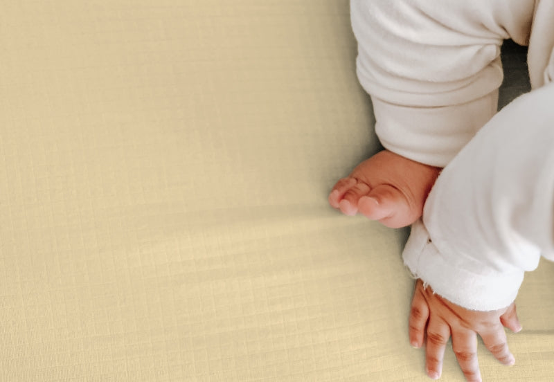 Breathable Organic Fitted Mini Crib Sheets