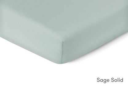 Breathable Organic Fitted Mini Crib Sheets
