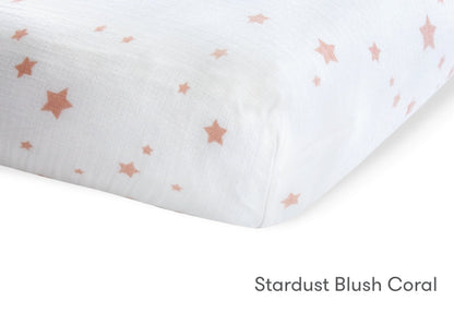 Breathable Organic Fitted Mini Crib Sheets