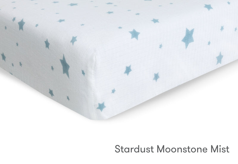 Breathable Organic Fitted Mini Crib Sheets