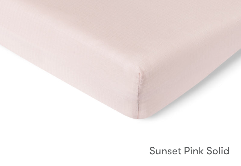 Breathable Organic Fitted Mini Crib Sheets