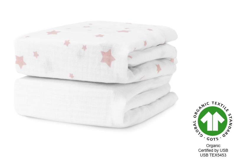 Breathable, Organic Cotton Sheets (2-pack)