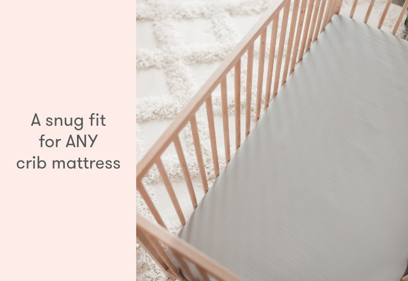 Breathable Organic Fitted Mini Crib Sheets