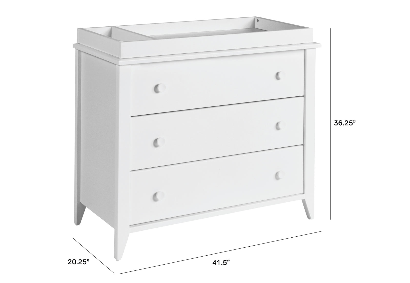 Sprout 3-Drawer Changer Dresser
