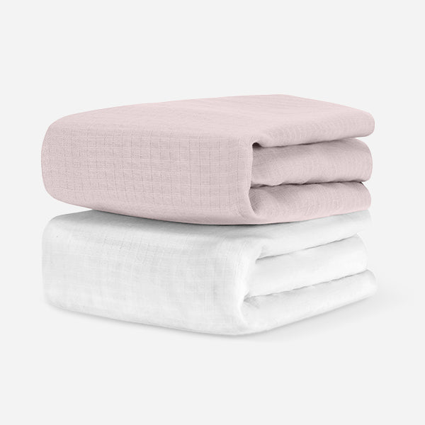 Breathable Organic Fitted Mini Crib Sheets