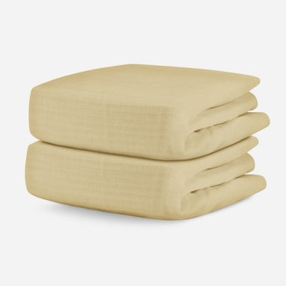 Breathable Organic Fitted Mini Crib Sheets