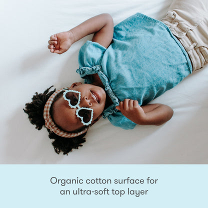 Kids' Twin Mattress + Waterproof Organic Mattress Pad