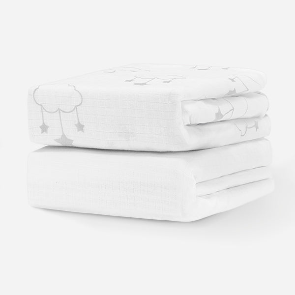 Breathable Organic Fitted Mini Crib Sheets
